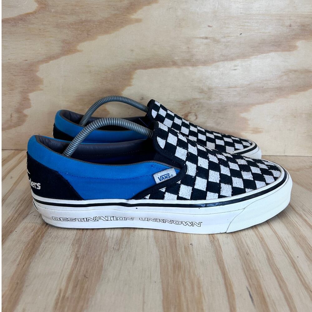 VANS Liberaiders X Classic 98 DX Destination Unknown Slip-On Blue Men's - 10.5